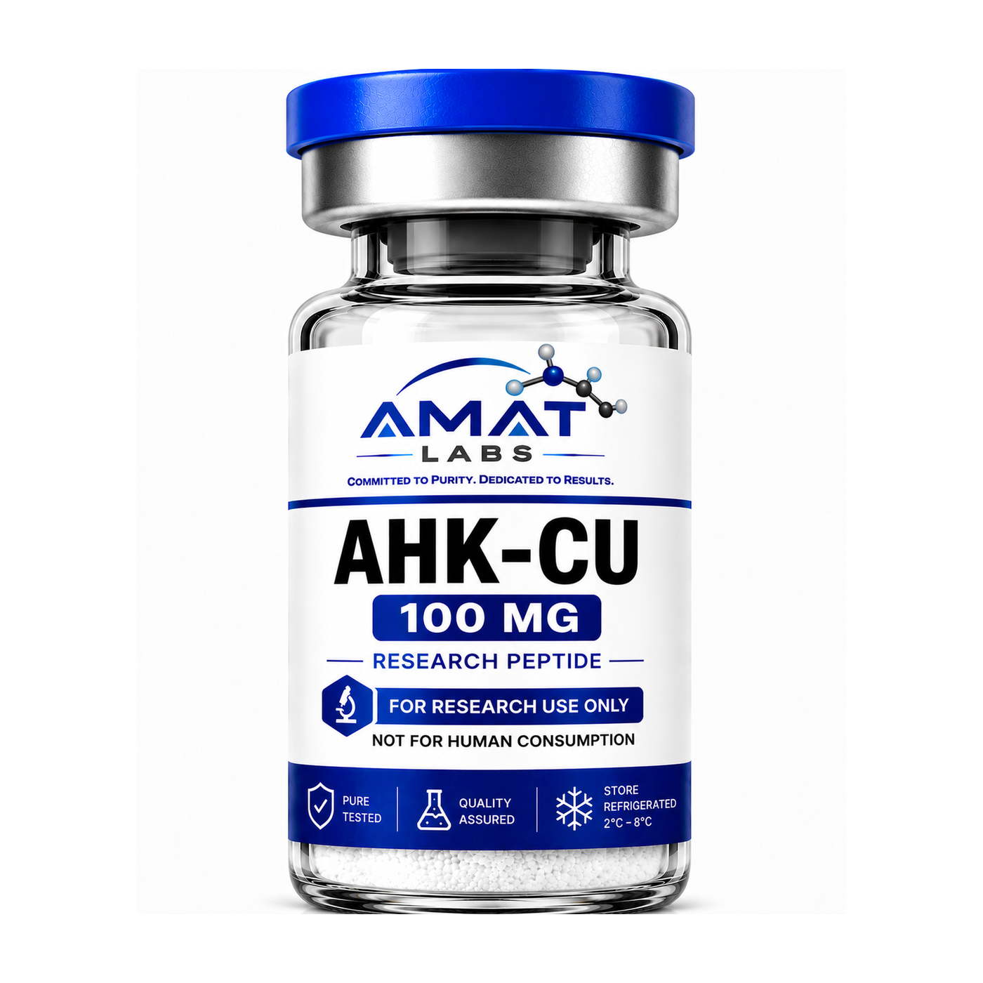 AHK-CU research vial, 100 MG Lyophilized Vial