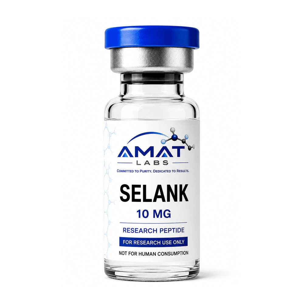 SELANK research vial, 10 MG Lyophilized Vial