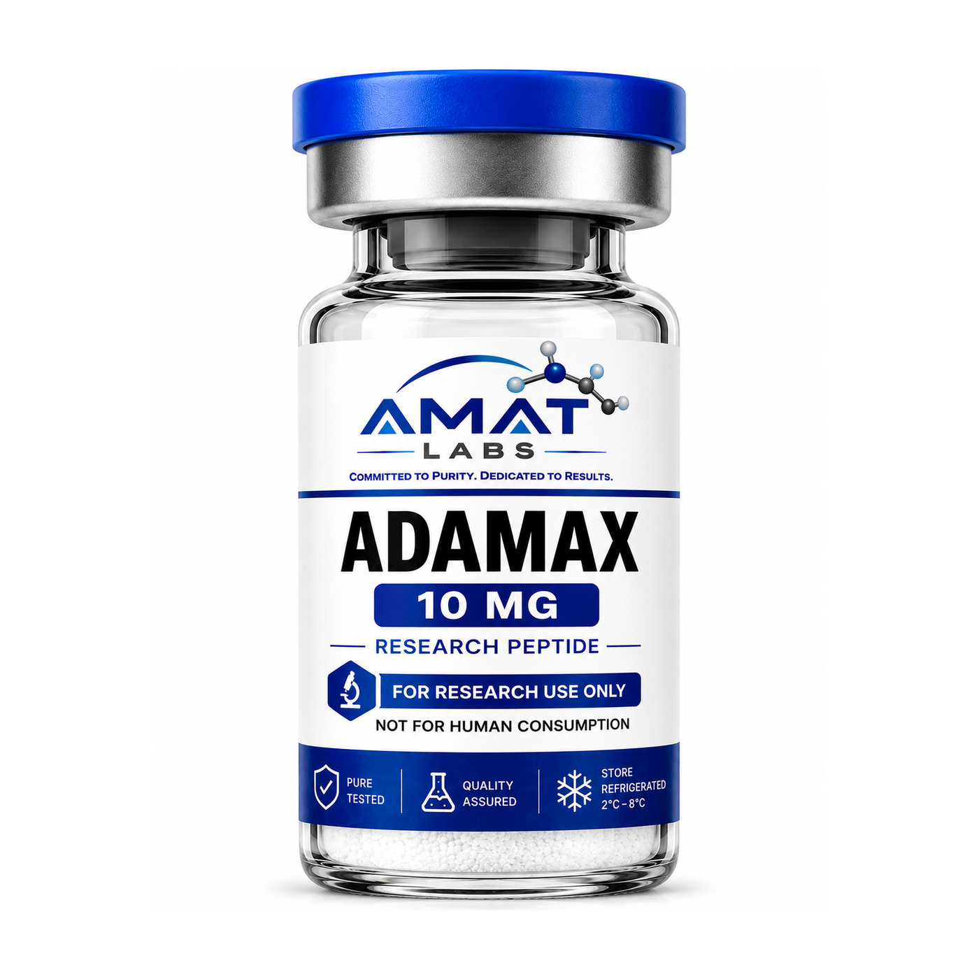 ADAMAX research vial, 10 MG Lyophilized Vial