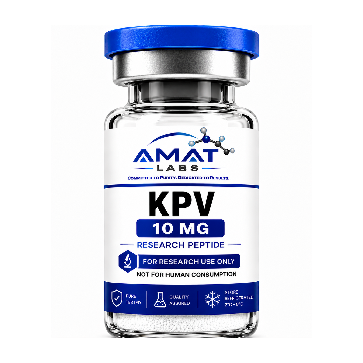 KPV research vial, 10 MG Lyophilized Vial